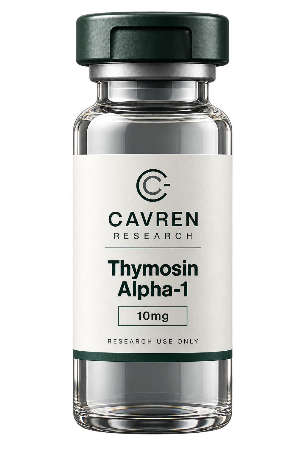 Cavren Research laboratory vial, Thymosin Alpha-1, 10mg