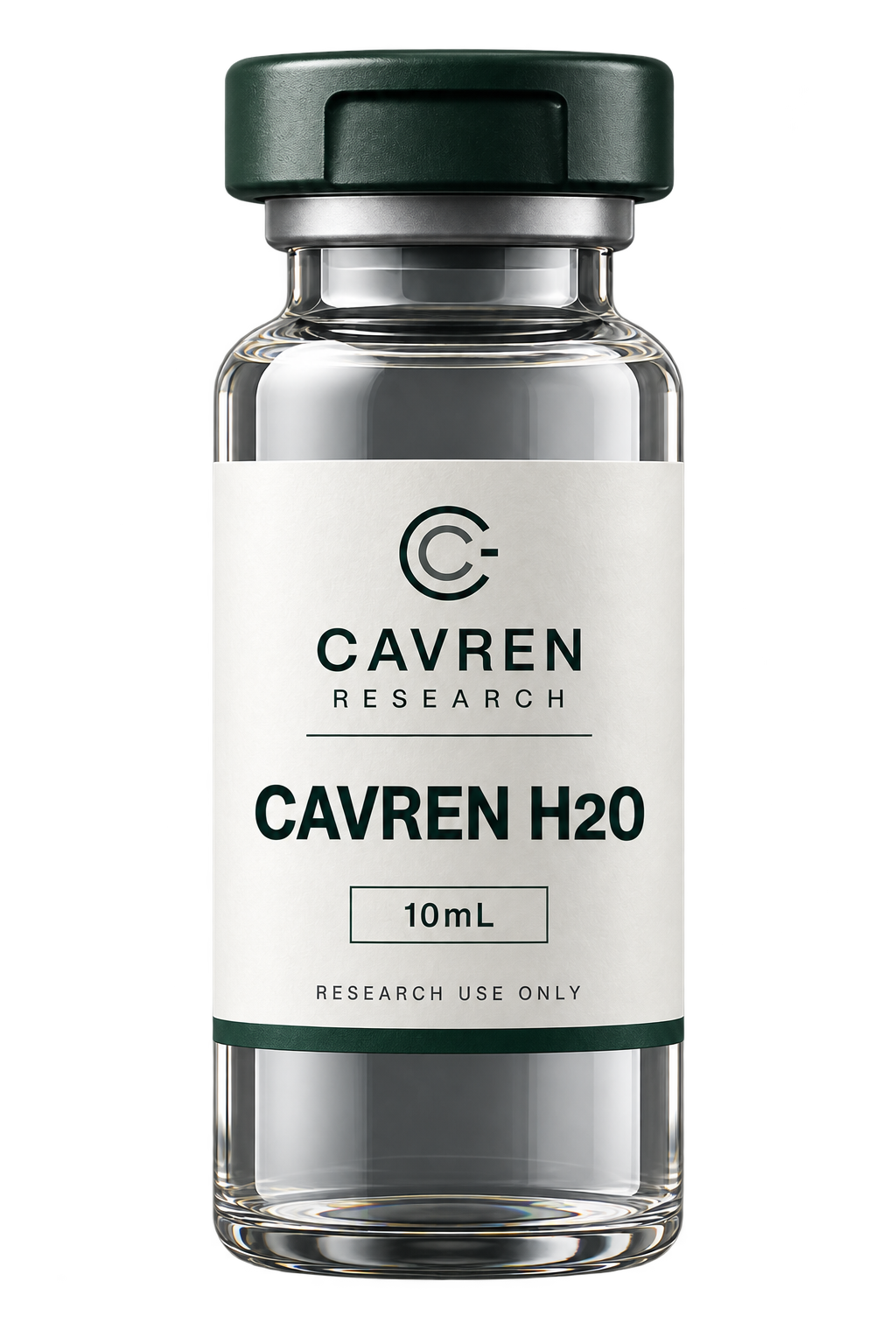 Cavren Research laboratory vial, CAVREN H2O, 10mL