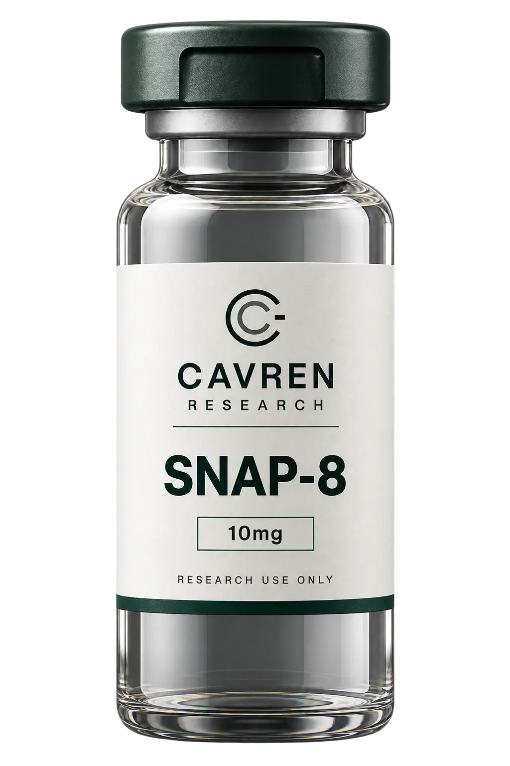 Cavren Research laboratory vial, SNAP-8, 10mg