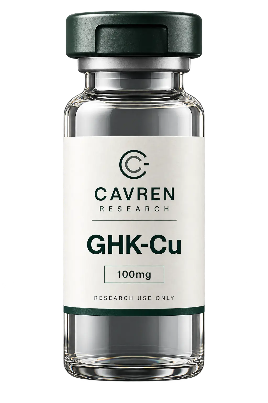 Cavren Research laboratory vial, GHK-Cu, 100mg