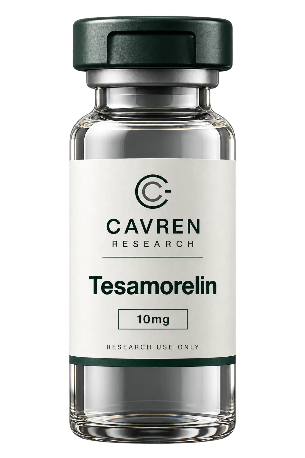 Cavren Research laboratory vial, Tesamorelin, 10mg