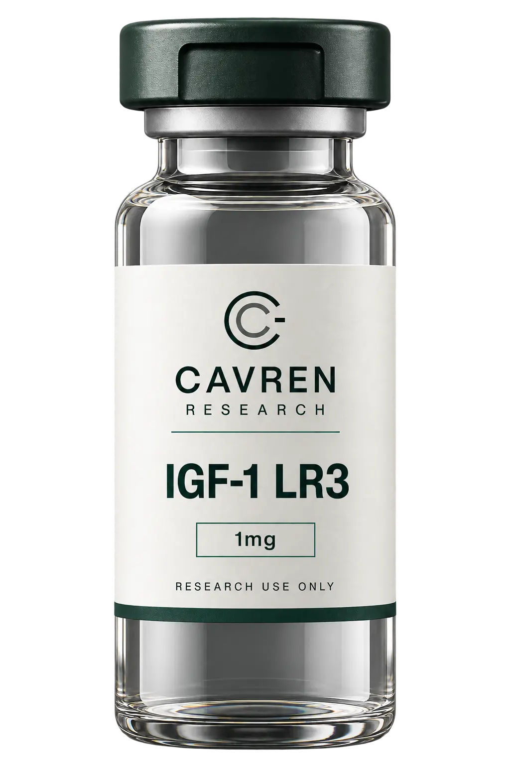 Cavren Research laboratory vial, IGF-1 LR3, 1mg