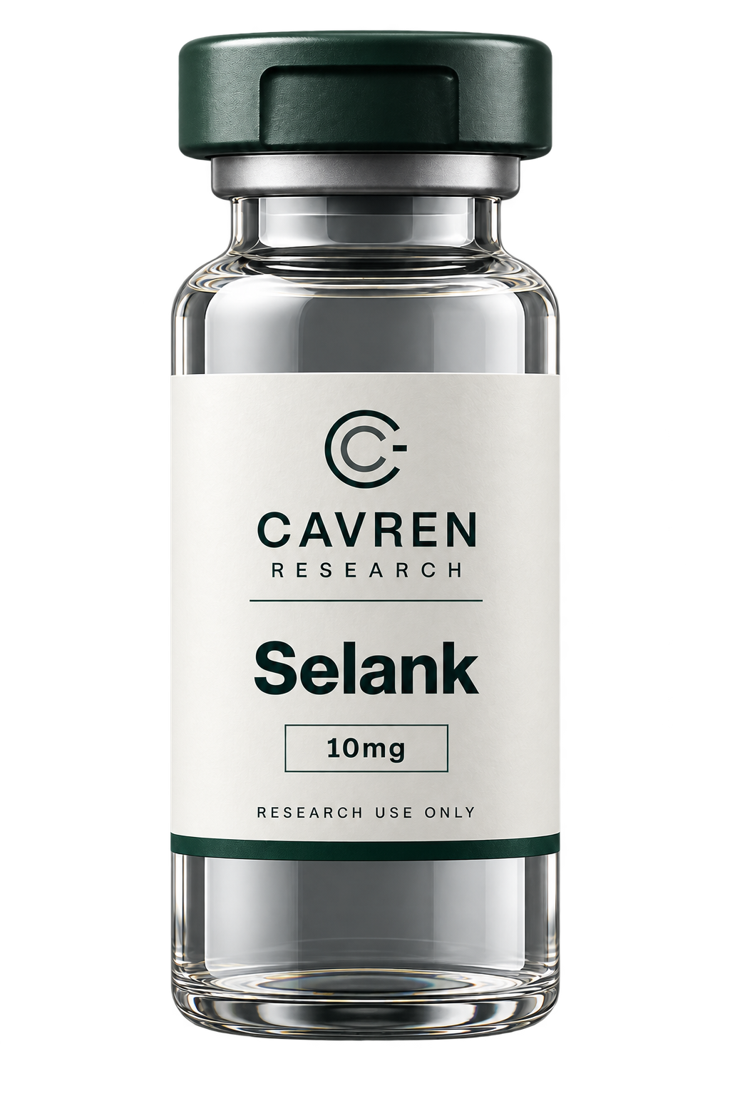 Cavren Research laboratory vial, Selank, 10mg